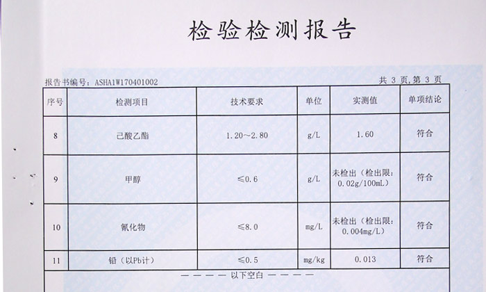 4.7總酸總醅不能反饋酒精勾兌酒的品質(zhì)，但能反饋純糧酒的品質(zhì)